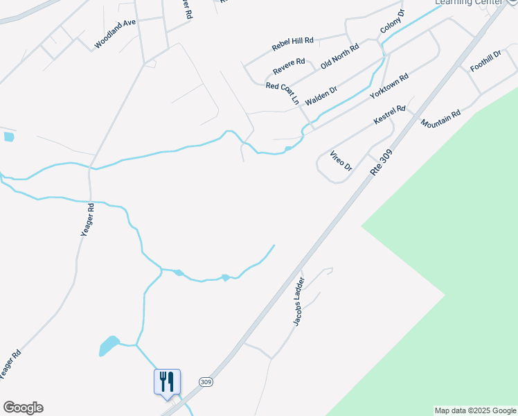 map of restaurants, bars, coffee shops, grocery stores, and more near 637 South Mountain Boulevard in Mountain Top