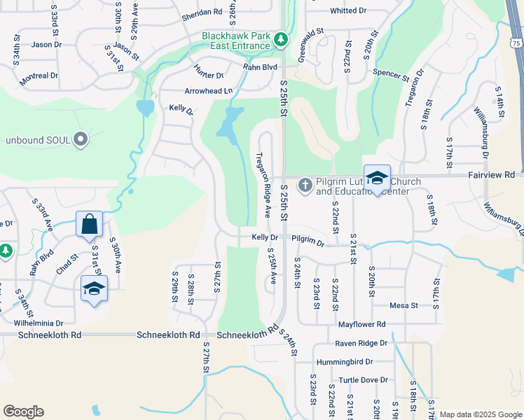 map of restaurants, bars, coffee shops, grocery stores, and more near 2604 Kelly Drive in Bellevue