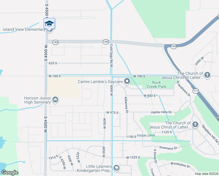 map of restaurants, bars, coffee shops, grocery stores, and more near 792 4000 West in Syracuse