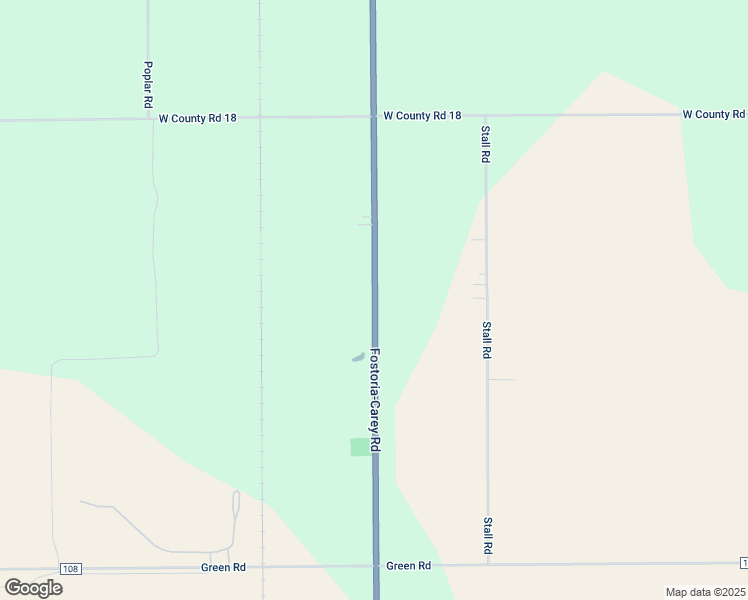 map of restaurants, bars, coffee shops, grocery stores, and more near 1411 Fostoria-Carey Rd in Fostoria