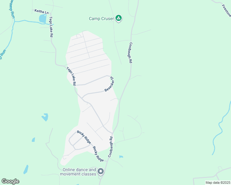 map of restaurants, bars, coffee shops, grocery stores, and more near 108 Brown Rock Court in East Stroudsburg