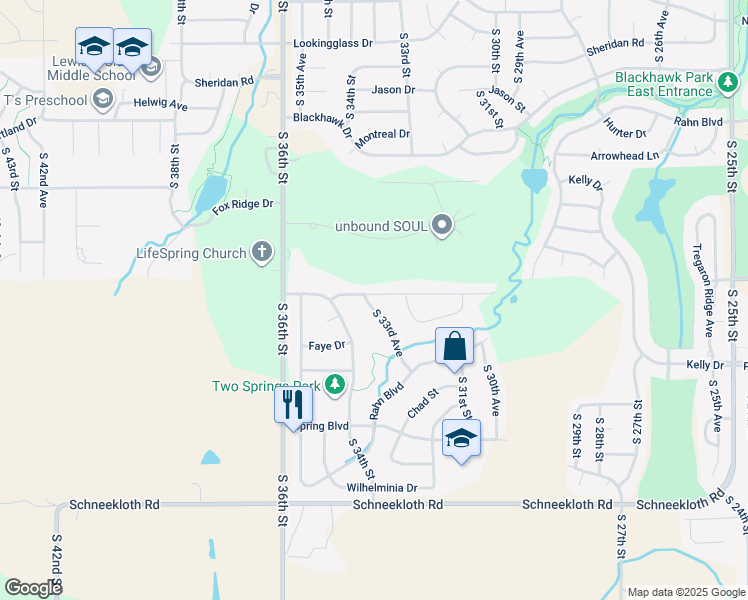 map of restaurants, bars, coffee shops, grocery stores, and more near 3271 Tammy Street in Bellevue