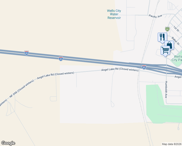 map of restaurants, bars, coffee shops, grocery stores, and more near in Wells