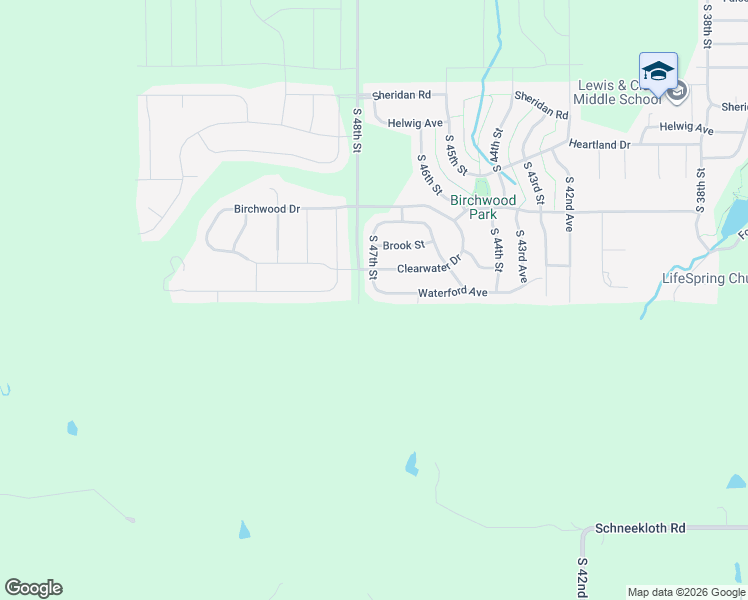 map of restaurants, bars, coffee shops, grocery stores, and more near 13903 South 47th Street in Bellevue