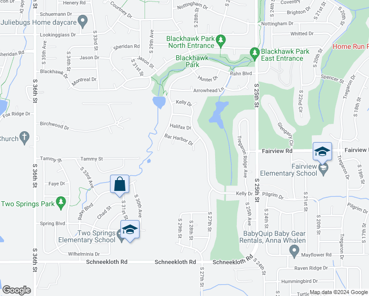 map of restaurants, bars, coffee shops, grocery stores, and more near 13908 South 28th Avenue Circle in Bellevue