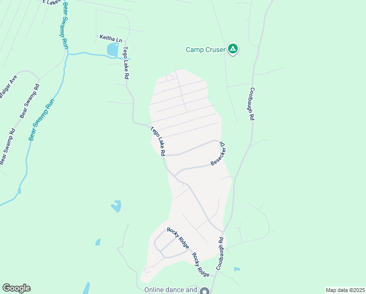 map of restaurants, bars, coffee shops, grocery stores, and more near 198 Besecker Drive in East Stroudsburg
