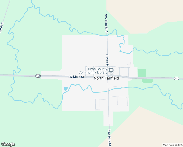 map of restaurants, bars, coffee shops, grocery stores, and more near 3 East 1st Street in North Fairfield