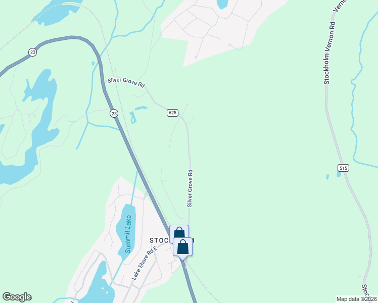 map of restaurants, bars, coffee shops, grocery stores, and more near 55 Silver Grove Road in Hardyston