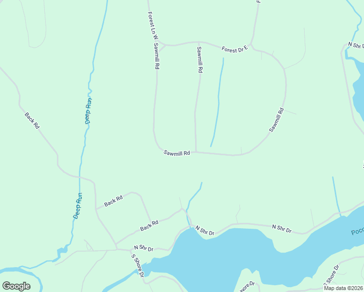 map of restaurants, bars, coffee shops, grocery stores, and more near 1016 Sawmill Road in Monroe County