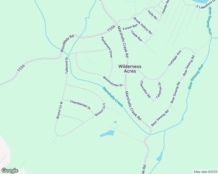map of restaurants, bars, coffee shops, grocery stores, and more near 3336 Westminster Drive in East Stroudsburg