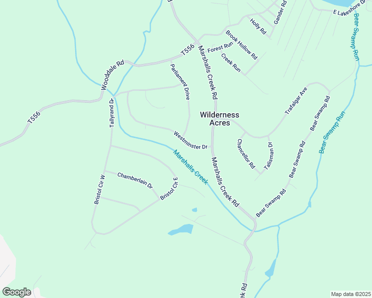 map of restaurants, bars, coffee shops, grocery stores, and more near 3336 Westminster Drive in East Stroudsburg