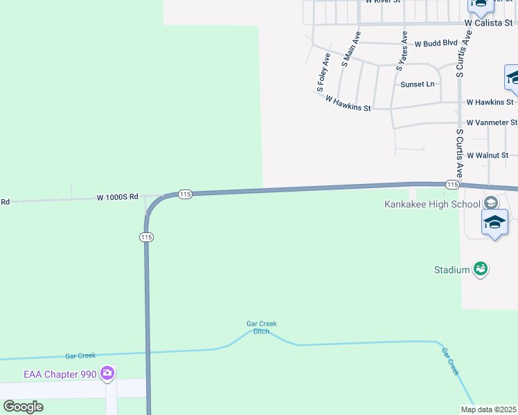 map of restaurants, bars, coffee shops, grocery stores, and more near 592 Grand Chain Road in Kankakee