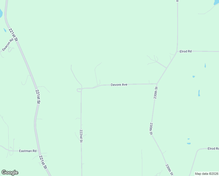 map of restaurants, bars, coffee shops, grocery stores, and more near 22443 Devore Avenue in Glenwood