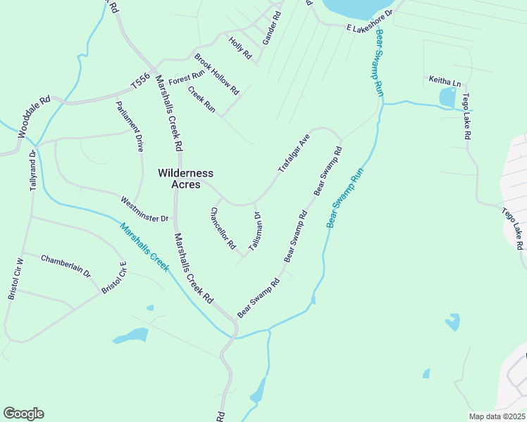 map of restaurants, bars, coffee shops, grocery stores, and more near 107 Talisman Drive in East Stroudsburg