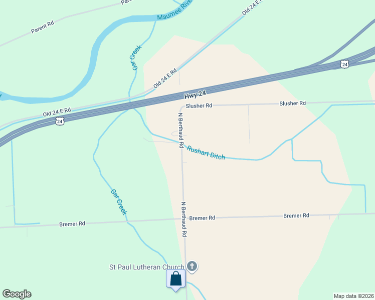 map of restaurants, bars, coffee shops, grocery stores, and more near 2802 North Berthaud Road in New Haven