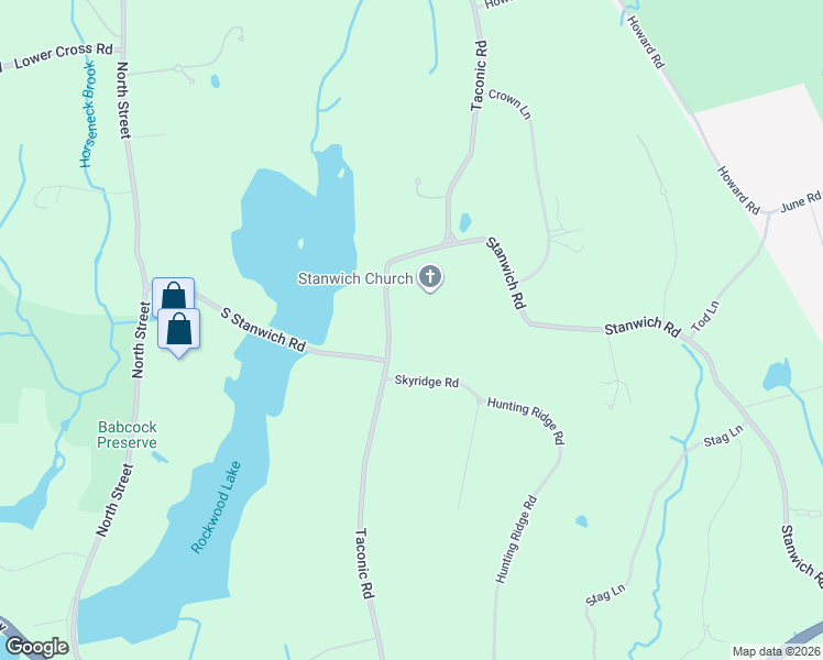 map of restaurants, bars, coffee shops, grocery stores, and more near 182 Taconic Road in Greenwich