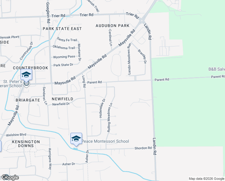 map of restaurants, bars, coffee shops, grocery stores, and more near 3011 Rolling Meadows Lane in New Haven