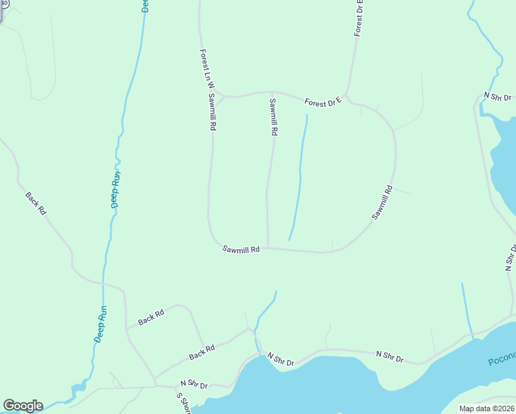 map of restaurants, bars, coffee shops, grocery stores, and more near 237 Sawmill Road in Monroe County