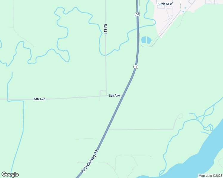 map of restaurants, bars, coffee shops, grocery stores, and more near 504 Road 121 in Dannebrog
