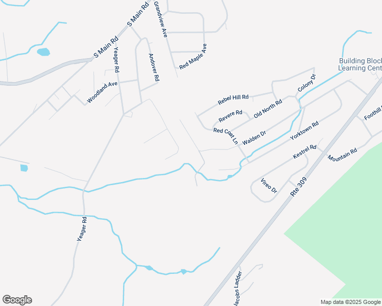map of restaurants, bars, coffee shops, grocery stores, and more near 19 Brandywyn Drive in Mountain Top
