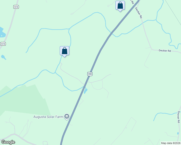 map of restaurants, bars, coffee shops, grocery stores, and more near 125 Disabled American Veterans Highway in Hampton Township
