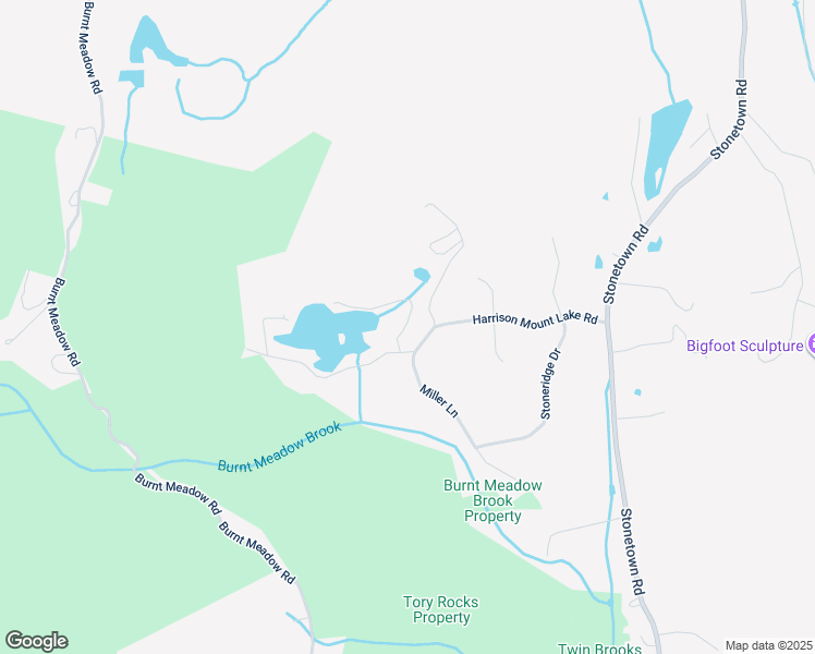 map of restaurants, bars, coffee shops, grocery stores, and more near Anderson Ave & Woodside Ave in Ringwood