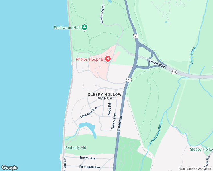 map of restaurants, bars, coffee shops, grocery stores, and more near 48 Hemlock Drive in Sleepy Hollow