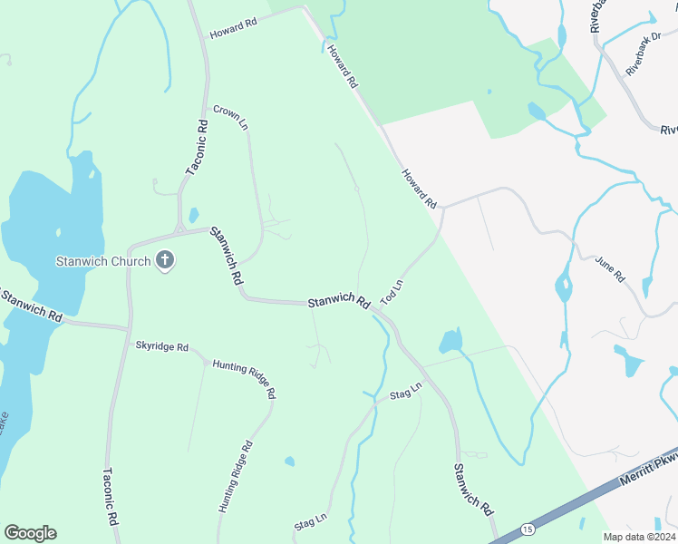 map of restaurants, bars, coffee shops, grocery stores, and more near 17 Meeting House Road in Greenwich