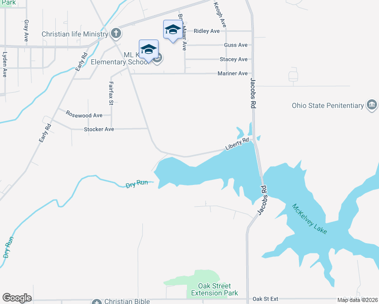 map of restaurants, bars, coffee shops, grocery stores, and more near 559 Liberty Road in Youngstown