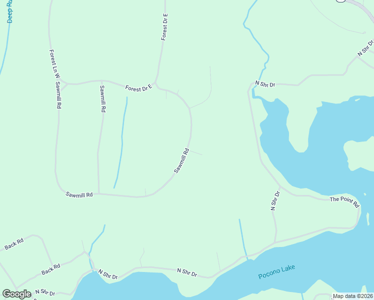 map of restaurants, bars, coffee shops, grocery stores, and more near 1101 Sawmill Road in Monroe County