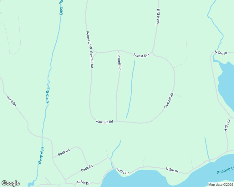 map of restaurants, bars, coffee shops, grocery stores, and more near Sawmill Road in Monroe County