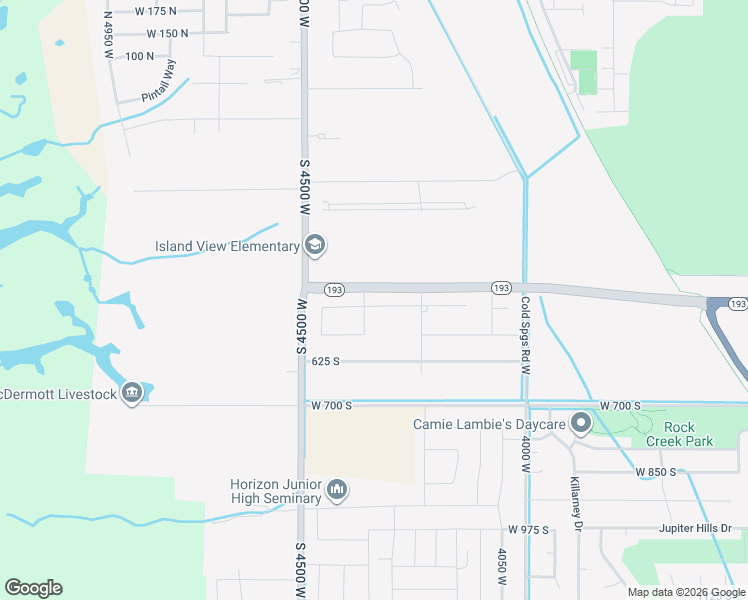 map of restaurants, bars, coffee shops, grocery stores, and more near 4356 West 475 South in West Point