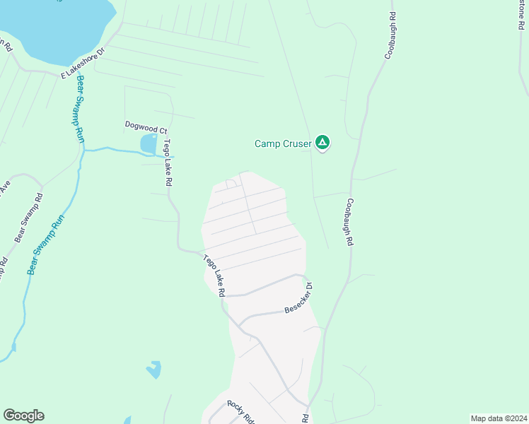 map of restaurants, bars, coffee shops, grocery stores, and more near 2442 Dornick Road in East Stroudsburg