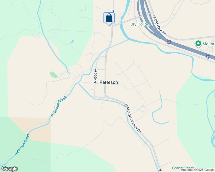 map of restaurants, bars, coffee shops, grocery stores, and more near 3884 3900 West in Morgan