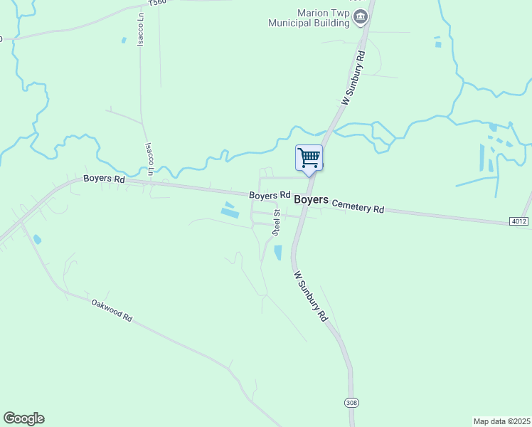 137 Clay Street, Boyers PA Walk Score