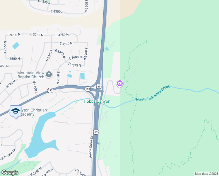 map of restaurants, bars, coffee shops, grocery stores, and more near 3261 Layton Ridge Drive in Layton