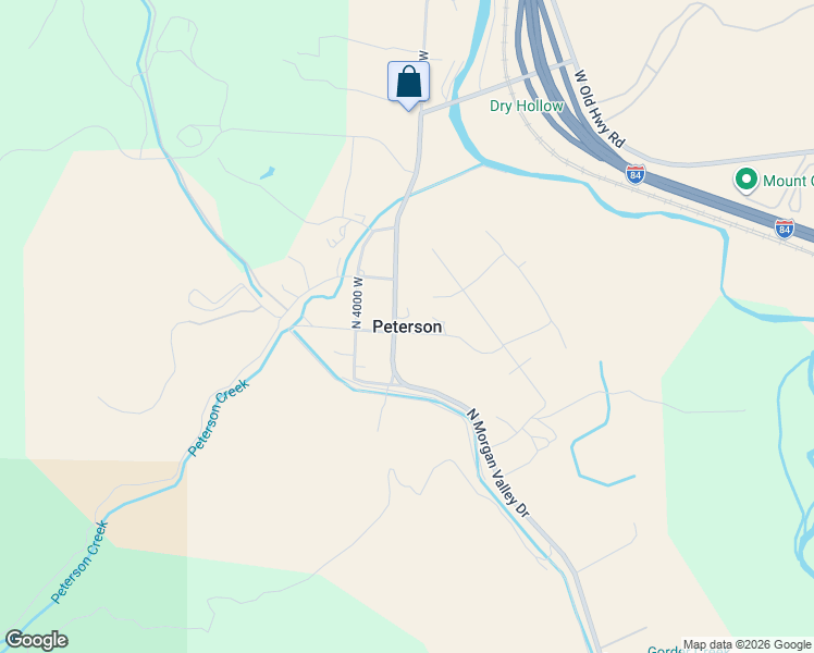 map of restaurants, bars, coffee shops, grocery stores, and more near in Peterson