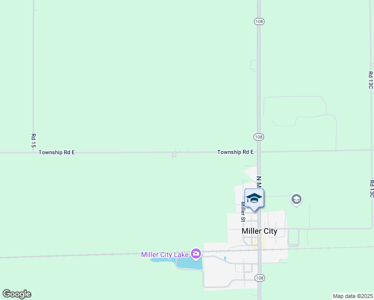 map of restaurants, bars, coffee shops, grocery stores, and more near 14316 Road East in Leipsic