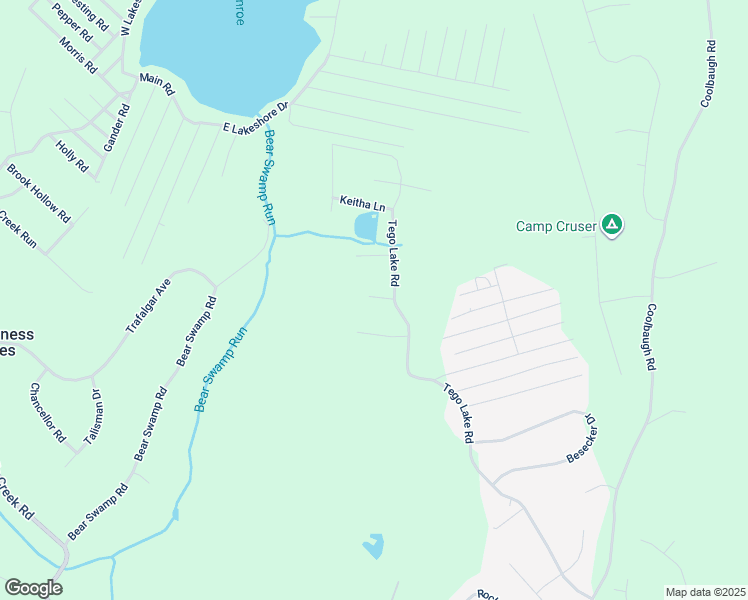 map of restaurants, bars, coffee shops, grocery stores, and more near 293 Tego Lake Road in East Stroudsburg