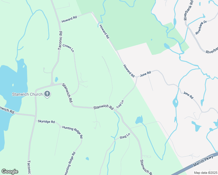 map of restaurants, bars, coffee shops, grocery stores, and more near 17 Meeting House Road in Greenwich
