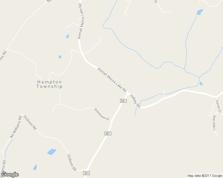map of restaurants, bars, coffee shops, grocery stores, and more near 129 County Road 521 in Newton