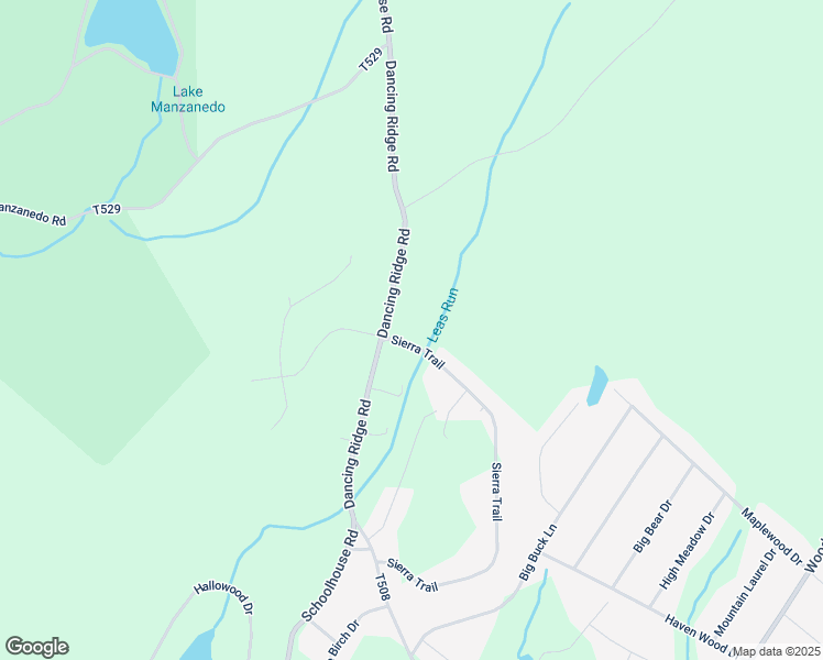 map of restaurants, bars, coffee shops, grocery stores, and more near 1260 Sierra Trail in East Stroudsburg
