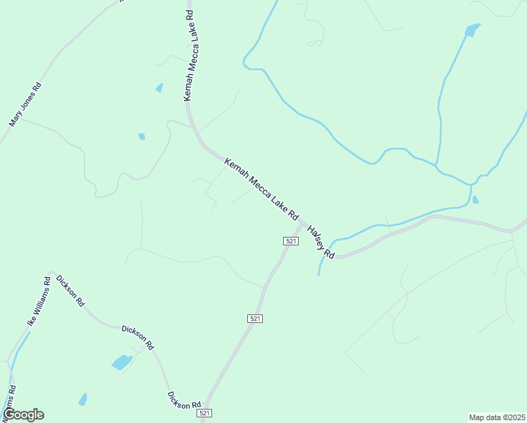 map of restaurants, bars, coffee shops, grocery stores, and more near 129 County Road 521 in Newton