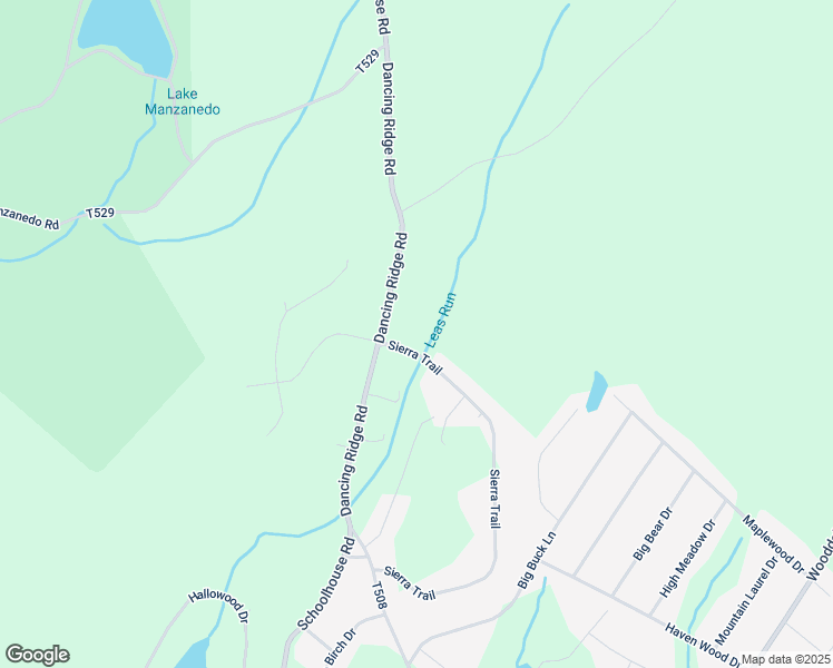 map of restaurants, bars, coffee shops, grocery stores, and more near 1260 Sierra Trail in East Stroudsburg