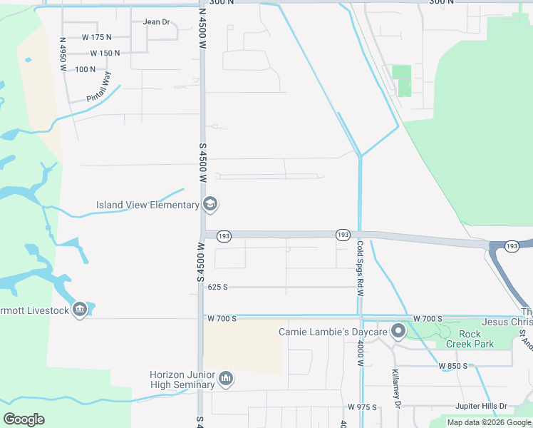 map of restaurants, bars, coffee shops, grocery stores, and more near 372 South 4300 West in West Point