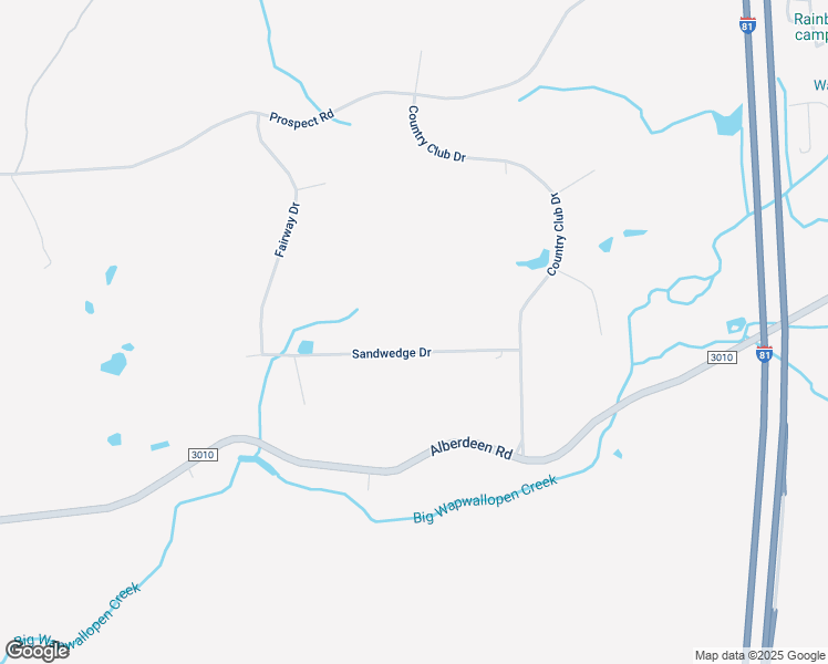 map of restaurants, bars, coffee shops, grocery stores, and more near Sandwedge Drive in Mountain Top