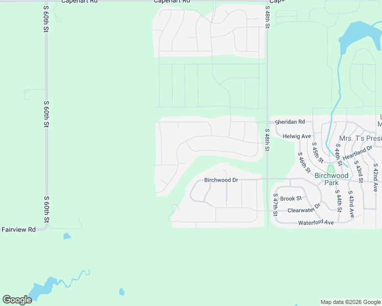 map of restaurants, bars, coffee shops, grocery stores, and more near 5305 Heartland Drive in Papillion