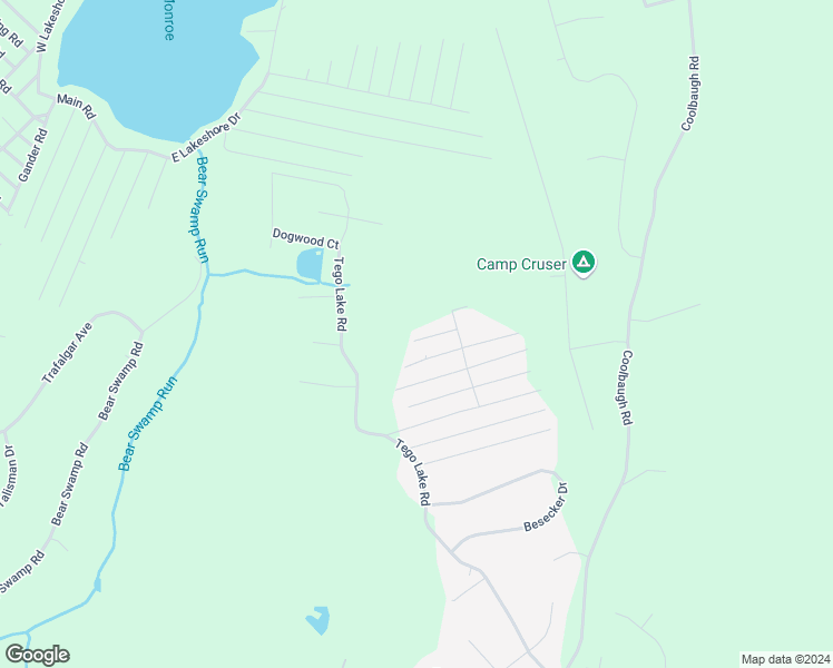 map of restaurants, bars, coffee shops, grocery stores, and more near 2605 Beanpole Road in East Stroudsburg