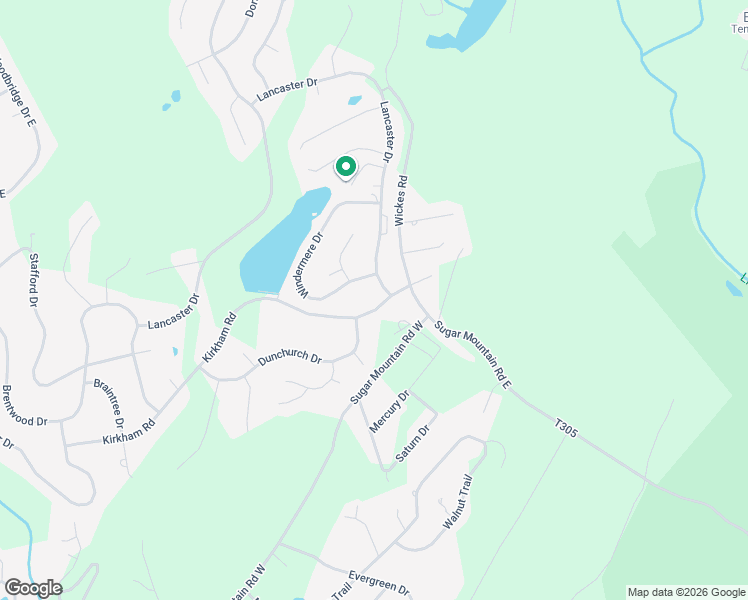 map of restaurants, bars, coffee shops, grocery stores, and more near Windemere Drive in Pike County
