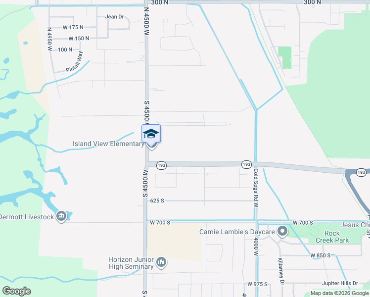 map of restaurants, bars, coffee shops, grocery stores, and more near North 4300 West in West Point
